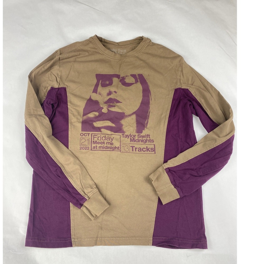 Taylor Swift Midnights Long Sleeve Shirt Unisex Size Small